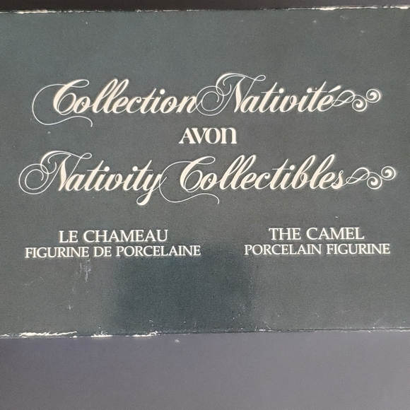 Avon Nativity Collectible The Camel White Porcelain Christmas 1984 with Box - Picture 12 of 12